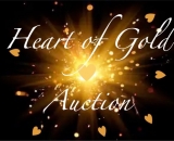 Golden hearts and starbust